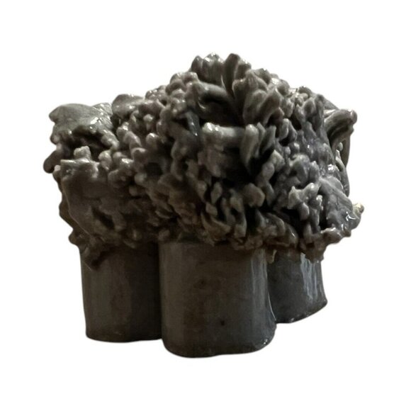 Spaghetti‎ Elephant Vintage Gray Clay Miniature Figurine 1” - Picture 3 of 5